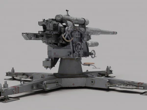 Cannon Flak 3D Model
