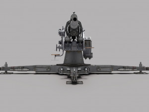 Cannon Flak 3D 모델