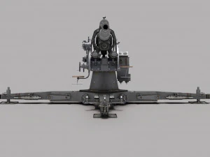 Cannon Flak 3D Model