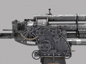 Cannon Flak 3D 모델