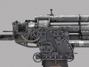 Cannon Flak 3D Model