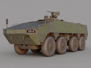 APC Patria AMV 3D Modell