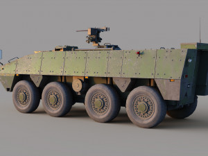APC Patria AMV 3D Model