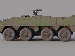 APC Patria AMV 3D Model