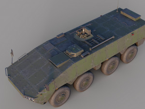 APC Patria AMV 3D Model
