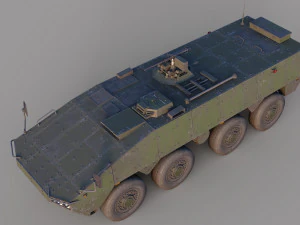 APC Patria AMV 3D Model
