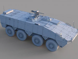 APC Patria AMV 3D Model