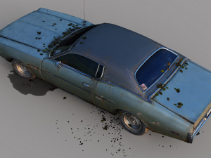 Dodge charger 1972 Modelo 3D