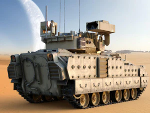 Tank M2A3 Bradley 3D Model