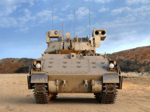 Tank M2A3 Bradley 3D Модель