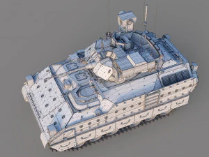 Tank M2A3 Bradley 3D Model