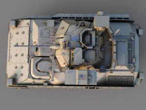 Tank M2A3 Bradley 3D Model