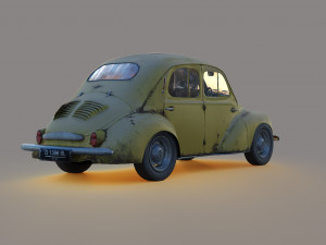 Renault 4-1960 3D Model
