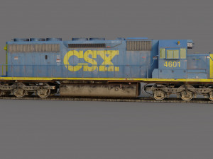 Electro-Motive Diesel SD40 Modelo 3D