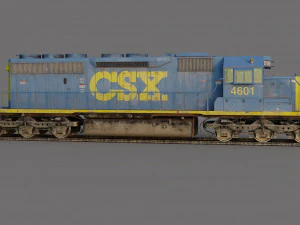 Electro-Motive Diesel SD40 3D Model