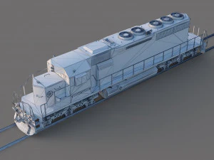 Electro-Motive Diesel SD40 3D Model