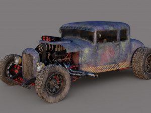 Hot road Cars fallout 3Dモデル