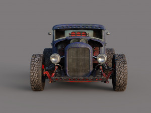Hot road Cars fallout Modelo 3D