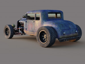 Hot road Cars fallout Modelo 3D