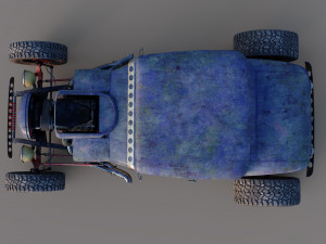 Hot road Cars fallout Modelo 3D