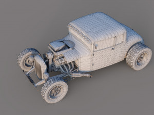 Hot road Cars fallout Modelo 3D