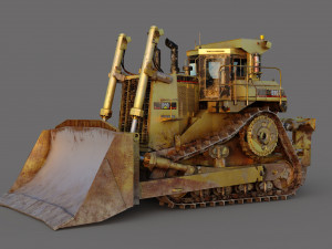 Heavy Bulldozer 3D Модель