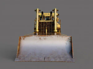 Heavy Bulldozer 3D Model