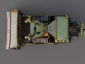 Heavy Bulldozer 3D मॉडल
