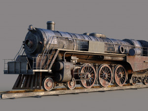 Locomotive Berkshire 3D मॉडल