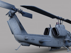 AH-1W Super cobra hlicoptre Modello 3D