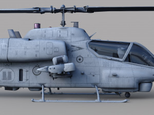 AH-1W Super cobra hlicoptre Modello 3D
