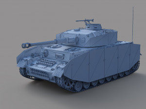 Panzerkampfwagen IV 3D Model