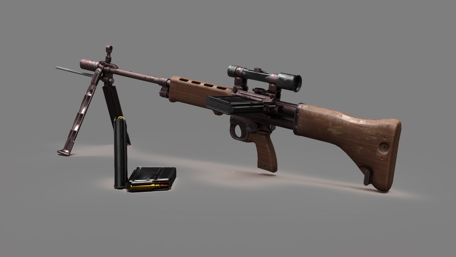 FG-42 3D Модель In Артиллерия 3DExport
