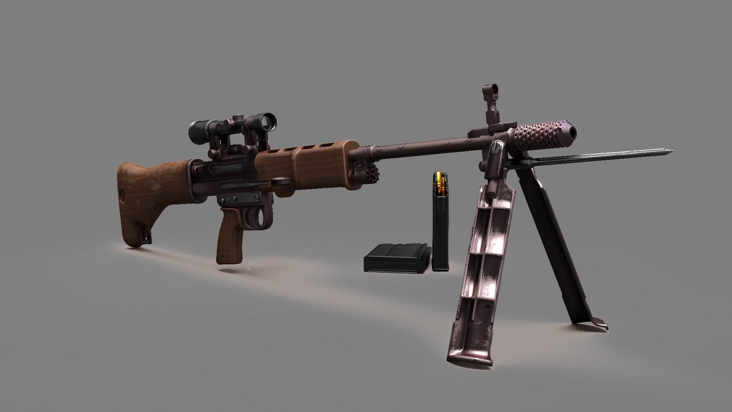 FG-42 3D Модель In Артиллерия 3DExport