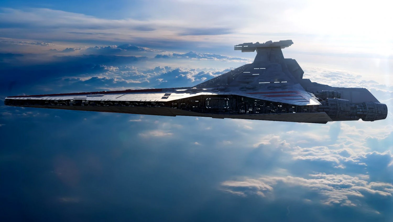 Venator-Star Destroyer 3D Model .c4d .max .obj .3ds .fbx .stl .blend 