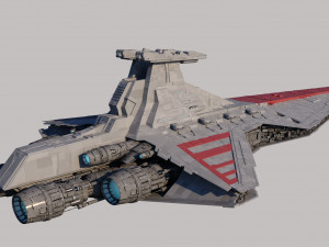 Venator-Star Destroyer Modelo 3D