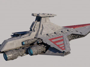 Venator-Star Destroyer 3D Model