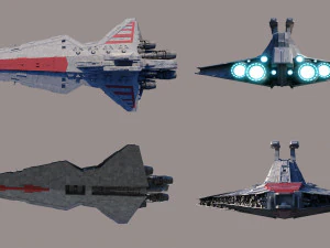 Venator-Star Destroyer 3D Model