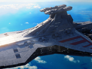 Venator-Star Destroyer Modelo 3D