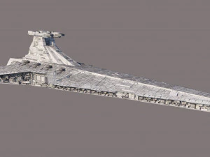 Venator-Star Destroyer 3D Model