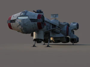 Tantive IV - Blockade Runner 3D Model