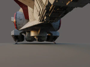 Tantive IV - Blockade Runner 3D Model
