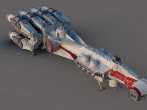 Tantive IV - Blockade Runner 3D Model