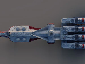 Tantive IV - Blockade Runner 3D Model