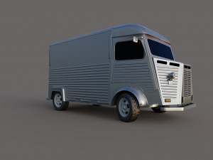 French Van 3D Model