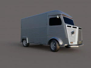 Van francesa Modelo 3D