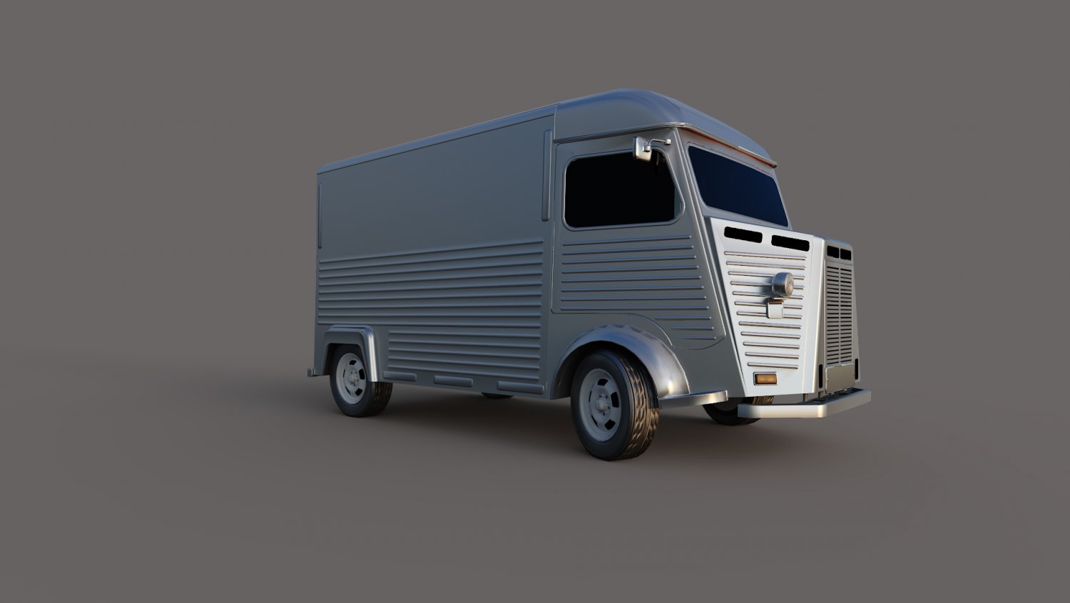 French Van 3D in 3DExport