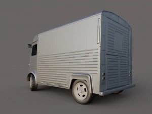 French Van 3D Model