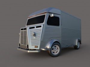 French Van Modelo 3D