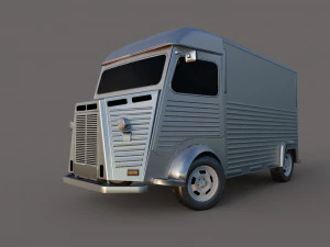 French Van 3D Model